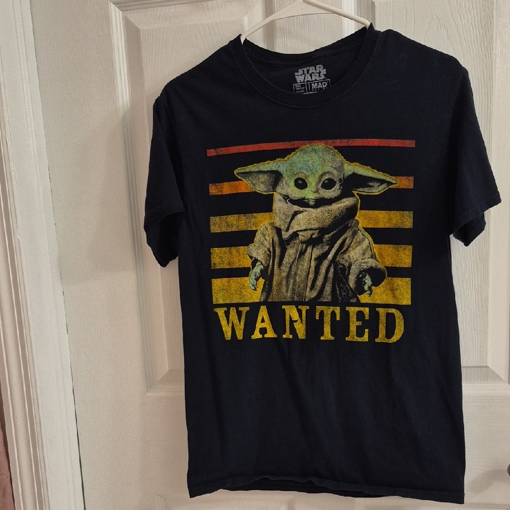Star Wars Black and Yellow 'Wanted' Kids T-Shirt